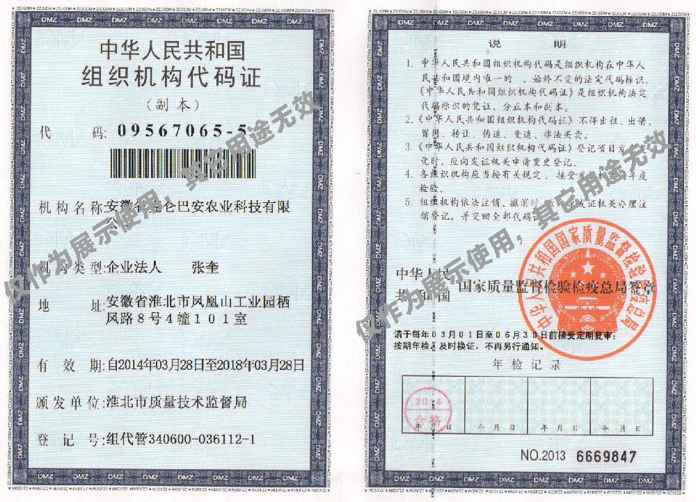組織機(jī)構(gòu)代碼